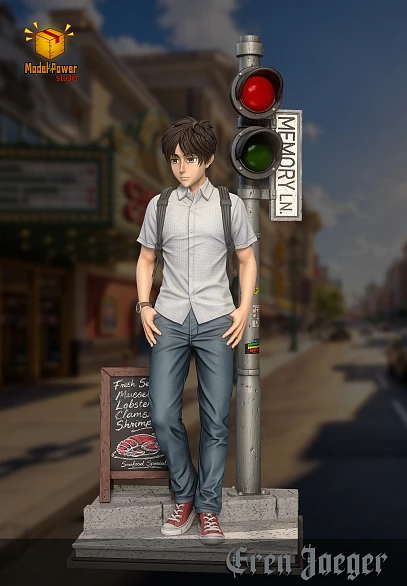 Фигурка Armin Arlert, Eren Yeager от Model Power Studio Набор "Эрен + Армин"