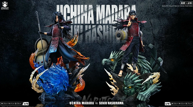 Madara Uchiha, Senju Hashirama от ATELIER DE KONOHA Studio