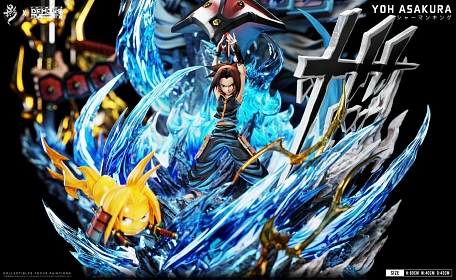 Фигурка Yoh Asakura, Amidamaru от LueYing Studio, DEMONS Studio