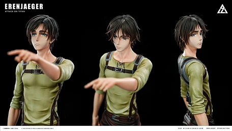 Фигурка Eren Jaeger от AZ Studio Версия B: персонаж с головой из аниме