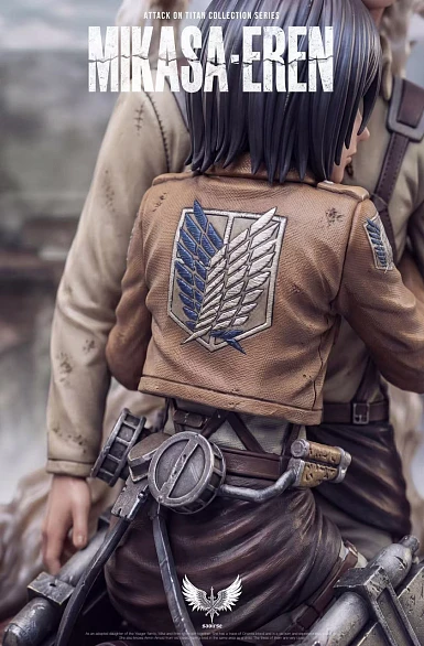 Фигурка Mikasa Ackerman, Eren Yeager от Saoirse Studio