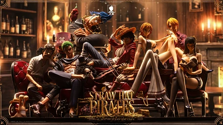Фигурка Chopper, Monkey D. Luffy, Nami, Roronoa Zoro, Nico Robin, Brook, Usopp, Sanji Vinsmoke, Franky от Big Feeler Studio
