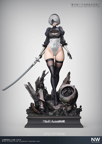 Фигурка 2B от Night Wing Studio Делюкс версия (1/6)