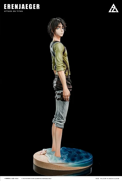 Фигурка Eren Jaeger от AZ Studio Версия C: персонаж с головой смотрящей назад