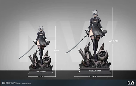 Фигурка 2B от Night Wing Studio Делюкс версия (1/6)