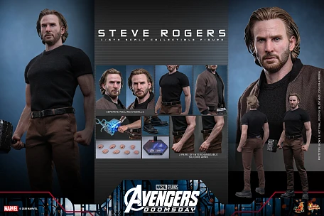 Фигурка Steve Rogers от Hot Toys Делюкс версия