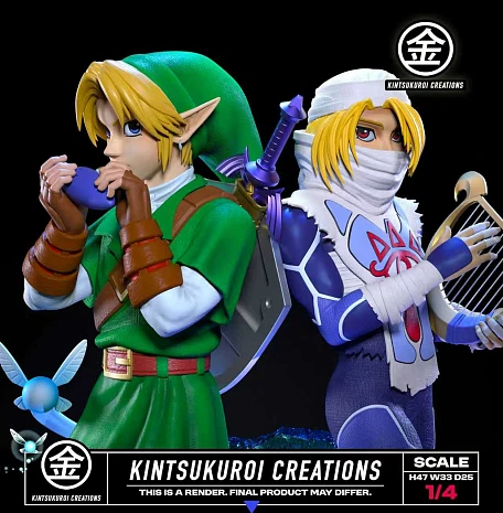 Фигурка Link, Sheik от Kintsukuroi Creations