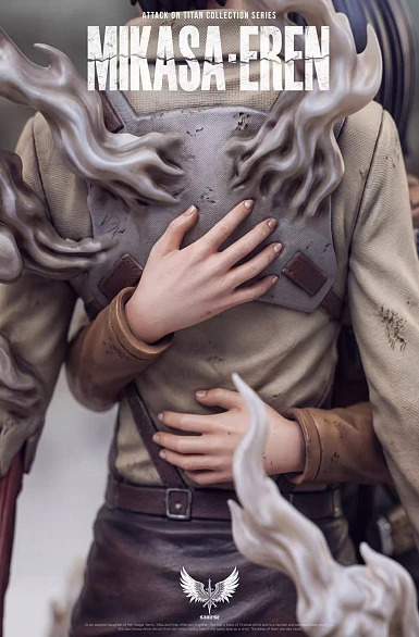 Фигурка Mikasa Ackerman, Eren Yeager от Saoirse Studio