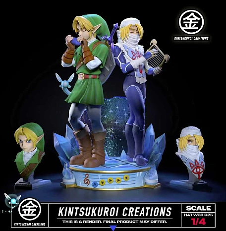 Фигурка Link, Sheik от Kintsukuroi Creations