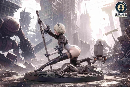 Фигурка 2B от Star Origin Studio Версия в масштабе 1/4