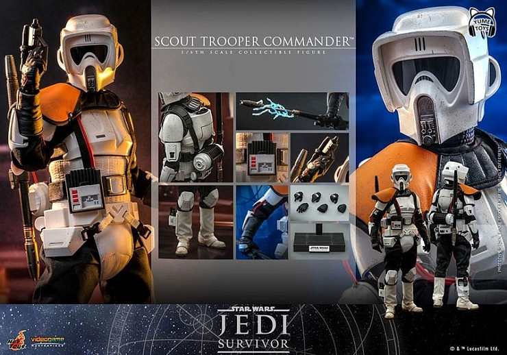 Scout Trooper Commander от Hot Toys