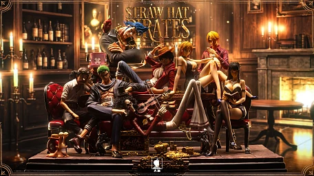 Фигурка Chopper, Monkey D. Luffy, Nami, Roronoa Zoro, Nico Robin, Brook, Usopp, Sanji Vinsmoke, Franky от Big Feeler Studio