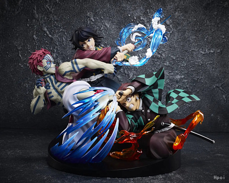 Фигурка Giyu Tomioka, Akaza, Tanjiro Kamado от ANIPLEX+