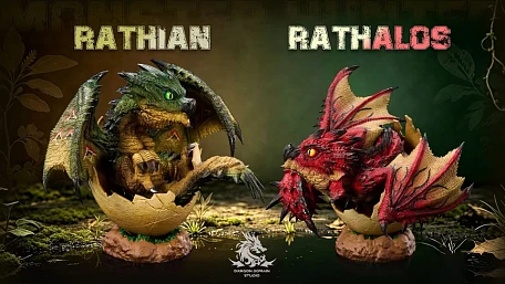 Фигурка Rathalos, Rathian от Dragon Realm Studio Набор из всех версий