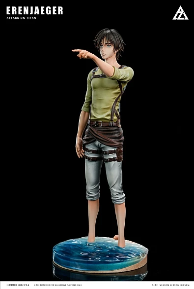 Фигурка Eren Jaeger от AZ Studio Версия D: персонаж с двумя головами (игра + аниме)