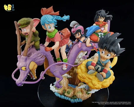 Фигурка Son Goku, Bulma, Oolong, Puar, Chichi, Yamcha, Shenron от DB Studio