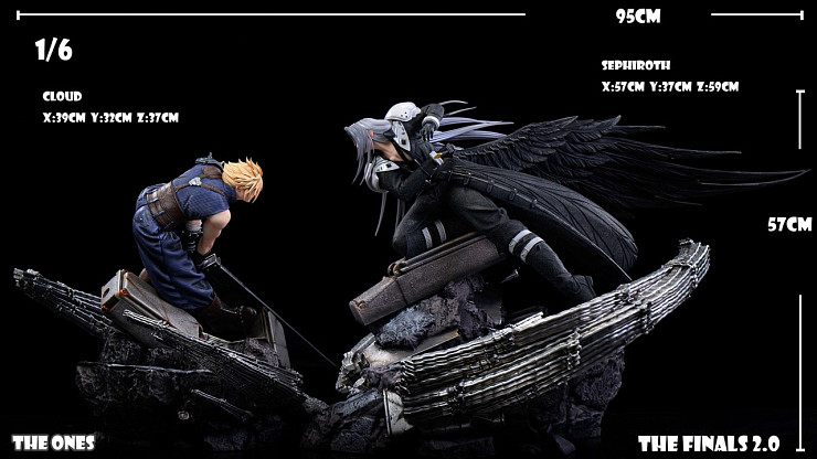 Cloud Strife, Sephiroth от THE ONES Studio