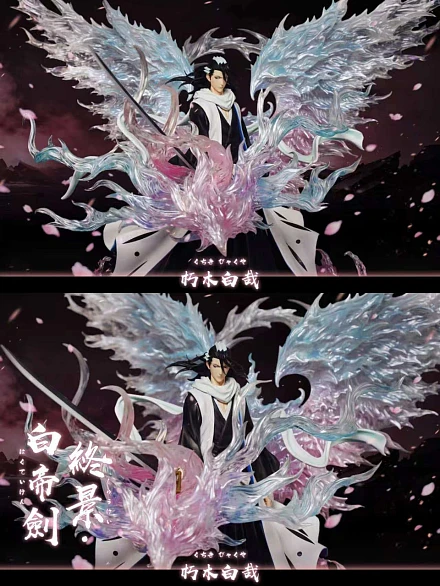 Фигурка Kuchiki Byakuya от HXHENG × CHENG Studio Версия B (прозрачная с подсветкой)