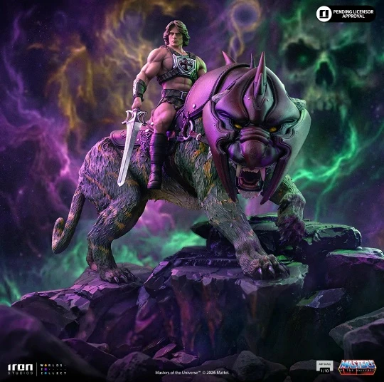 He-Man, Battle Cat от Iron Studios