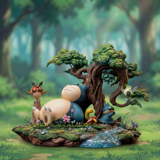 Snorlax, Hoothoot, Munchlax, Celebi, Pineco от Poke Studio