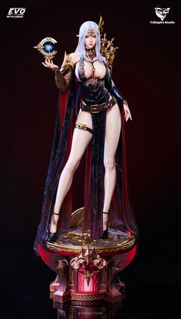 Фигурка Astral Dark Elf Ayla от TriEagles Studio Версия «Лучезарная»