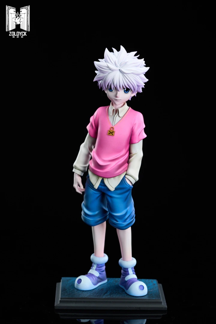 Фигурка Killua Zoldyck от Zoldyck Studio Версия в стандартной одежде, в черной водолазке, в розовом свитере, в красной майке на выбор