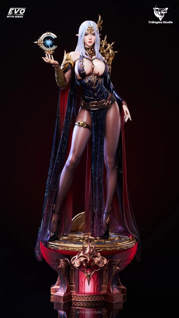 Фигурка Astral Dark Elf Ayla от TriEagles Studio Версия «Тёмная вуаль»