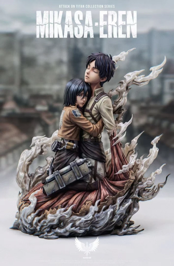 Фигурка Mikasa Ackerman, Eren Yeager от Saoirse Studio