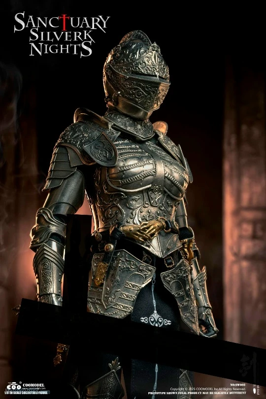 Фигурка Golden Temple Guardian, Silver Temple Guardian от Coomodel Версия B