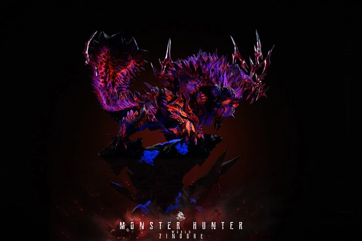 Фигурка Zinogre, Stygian Zinogre от Dragon Realm Studio Версия B