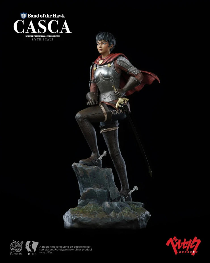 Фигурка Guts, Casca, Griffith, Rickert, Corkus, Judeau, Pippin от BIHS Studio, Bard Версия с Каской