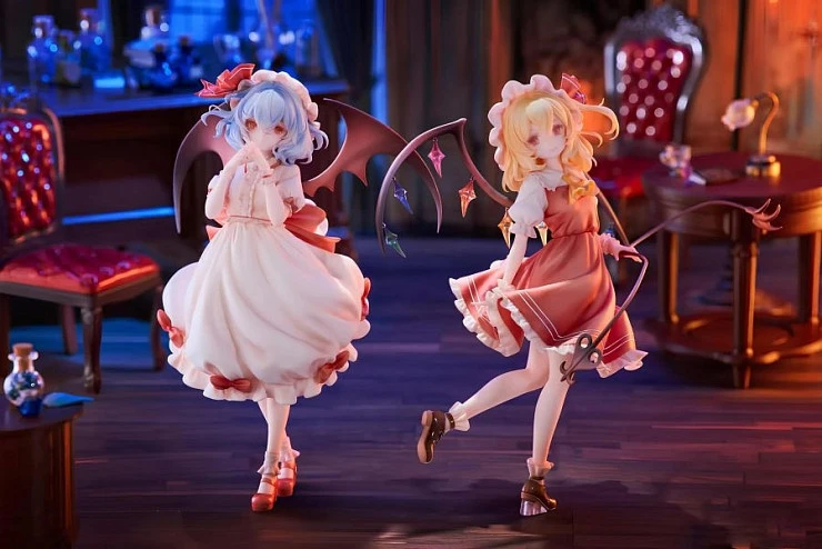 Фигурка Remilia Scarlet, Flandre Scarlet от LLK Studio Набор из двух версий