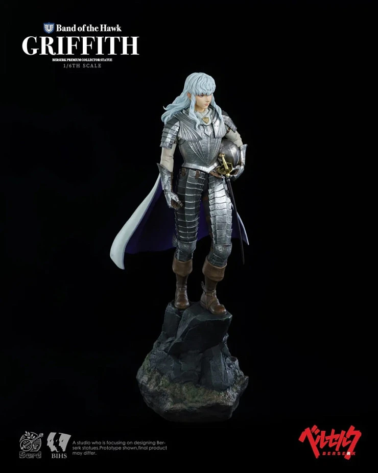 Фигурка Guts, Casca, Griffith, Rickert, Corkus, Judeau, Pippin от BIHS Studio, Bard Версия с Гриффитом
