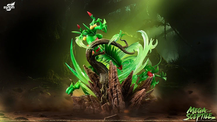 Mega Sceptile, Grovyle, Treecko от Sylph Studio