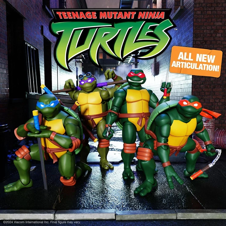 Фигурка Donatello, Raphael, Michelangelo, Leonardo от Super7