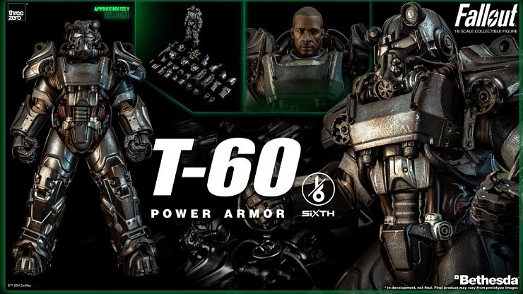 Фигурка T-60 Power Armor от Threezero
