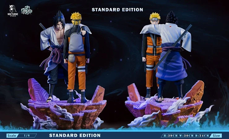 Фигурка Uchiha Sasuke, Uzumaki Naruto от Nocturne Studio × ICE