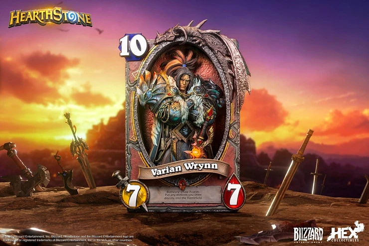 Фигурка Varian Wrynn от Blizzard, HEX Collectibles