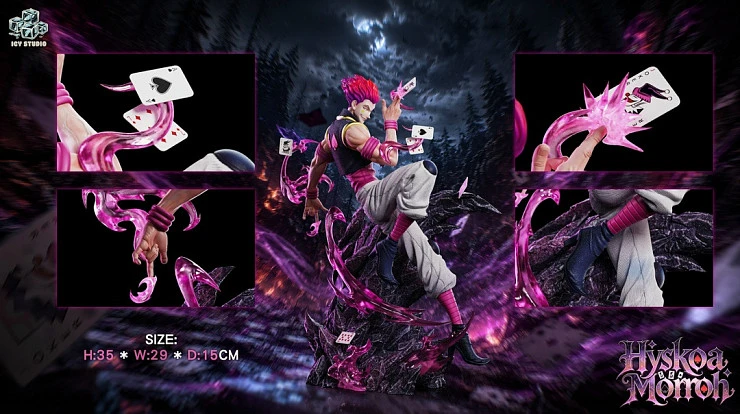 Фигурка Killua Zoldyck, Illumi Zoldyck, Hisoka Morou от ICY Studio Хисока Мороу