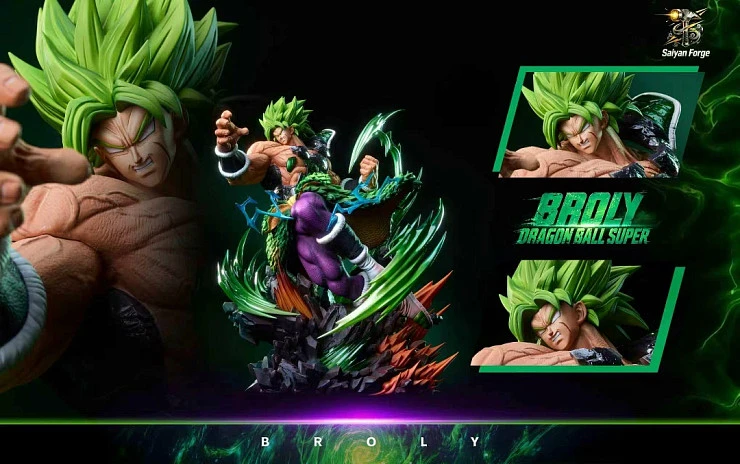 Фигурка Son Goku, Broly от Saiyan Forge Studio Версия с Броли