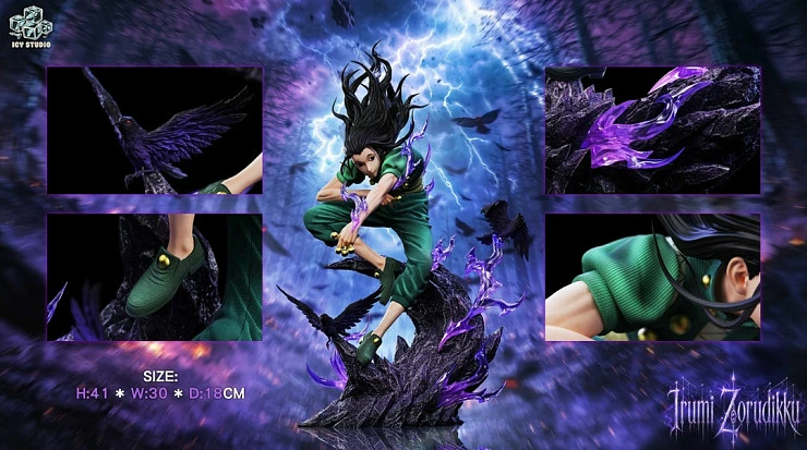 Фигурка Killua Zoldyck, Illumi Zoldyck, Hisoka Morou от ICY Studio Иллуми Золдик