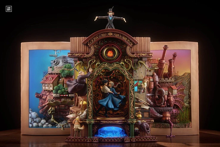 Фигурка Howl Jenkins Pendragon, Sophie Hatter от ZuoBan studio Версия с статическим освещением