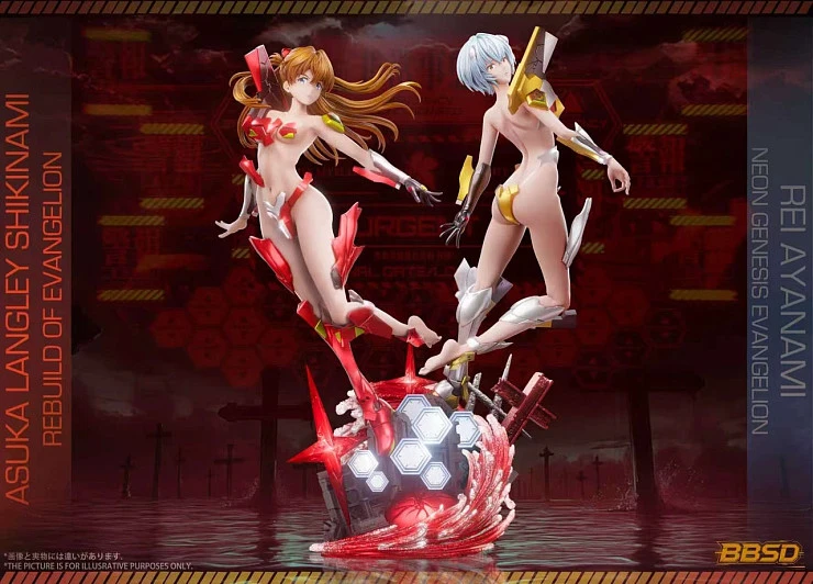 Фигурка Asuka Langley Soryu, Ayanami Rei от BBSD Studio Версия с Аской или Рей на выбор