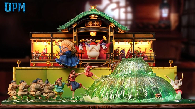 Фигурка Chihiro Ogino, Yubaba, Oshira-sama, Titiaku, Aniyaku, Rin от OPM Studio