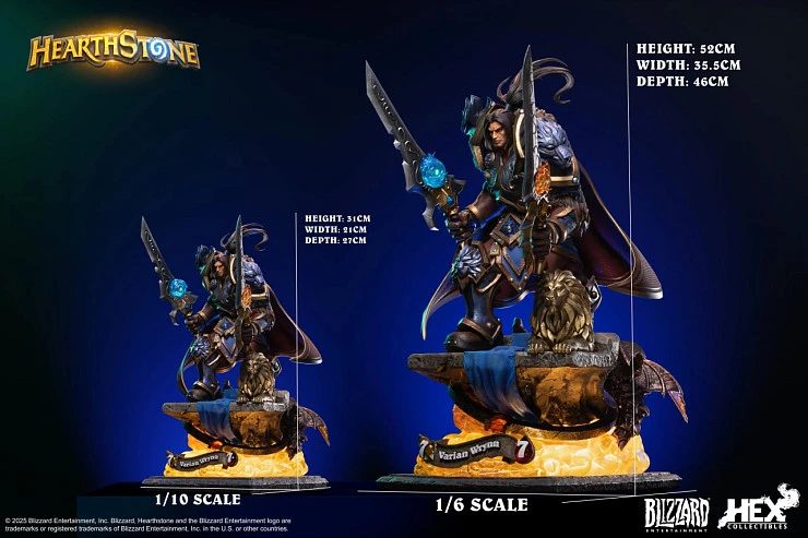 Varian Wrynn от HEX Collectibles, Blizzard