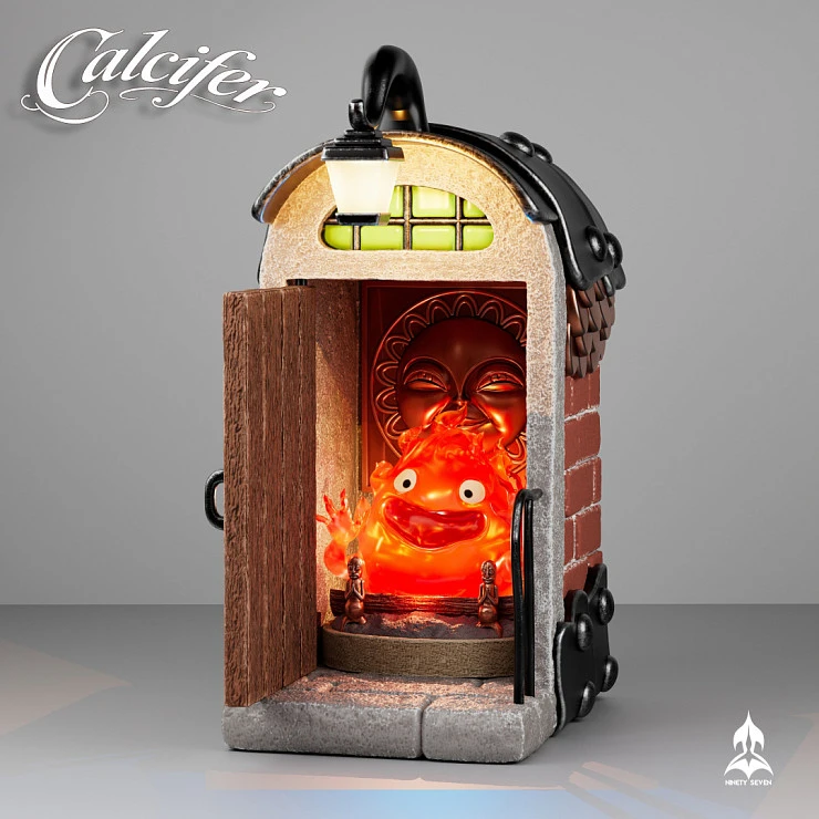 Фигурка Calcifer от Ninety Seven Studio Версия с красным или синим Кальцифером на выбор