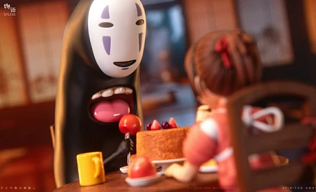 Фигурка Chihiro and Faceless Man от WuYu Studio