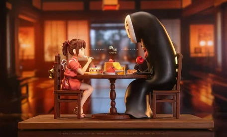Фигурка Chihiro and Faceless Man от WuYu Studio
