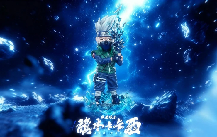 Фигурка Hatake Kakashi от JL Studio Версия молнии в черном или синим цвете на выбор
