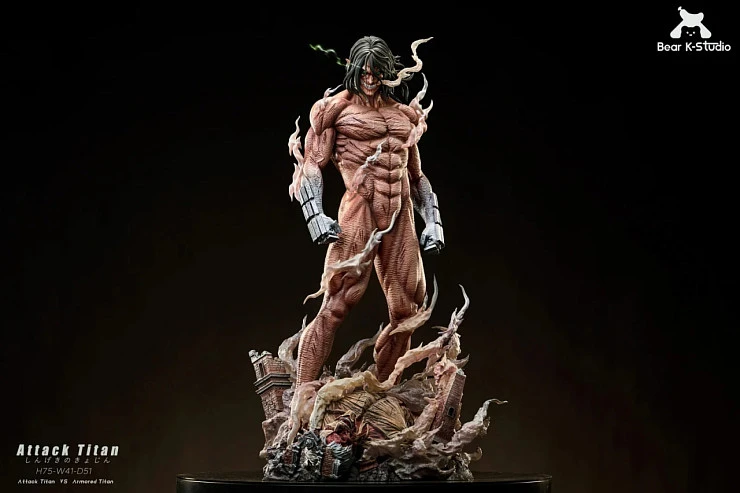 Фигурка Armored Titan (Reiner Braun), Attack Titan (Eren Jaeger) от BK Studio